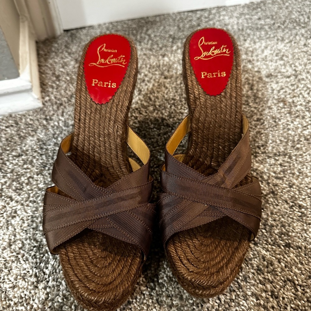 Christian Louboutin wedges